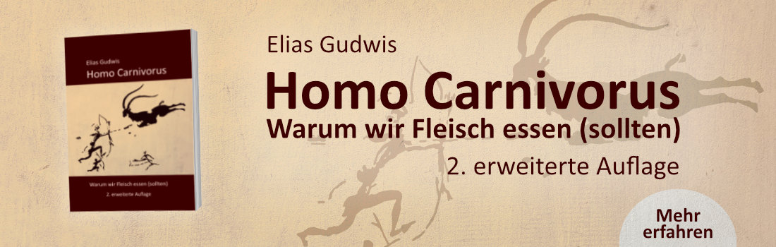Buchvorstellung Elias Gudwis: Homo Carnivorus  